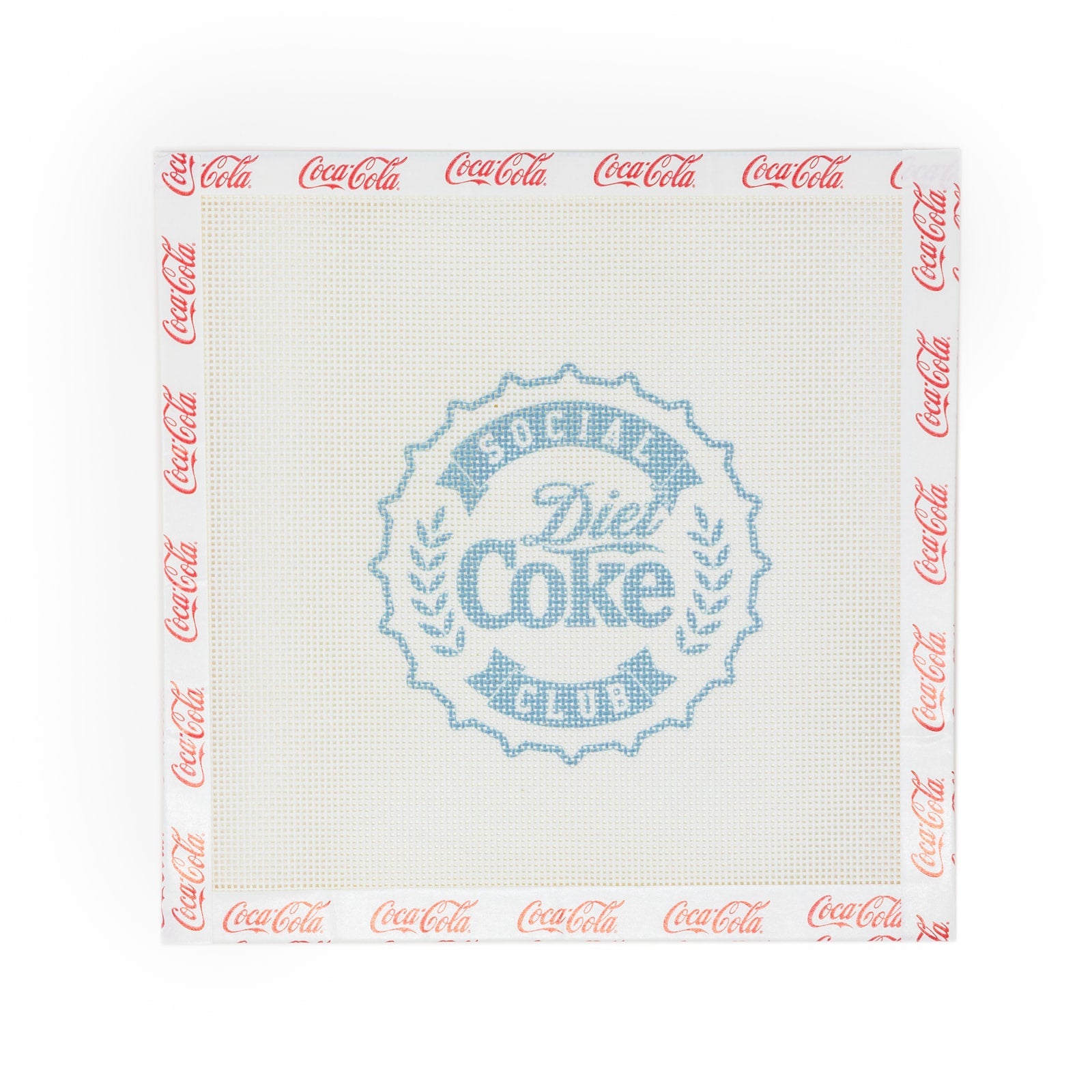 Diet Coke® Social Club Needlepoint Canvas | Licensed Coca-Cola® Product