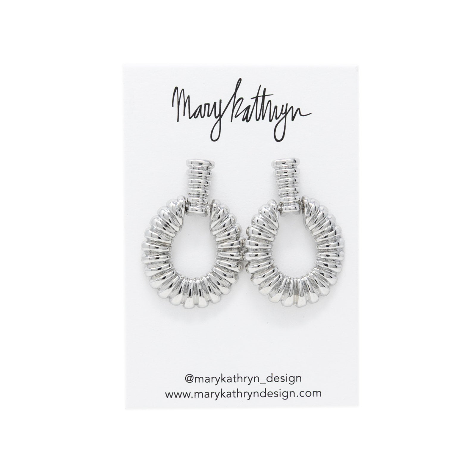Silver Riley Earrings