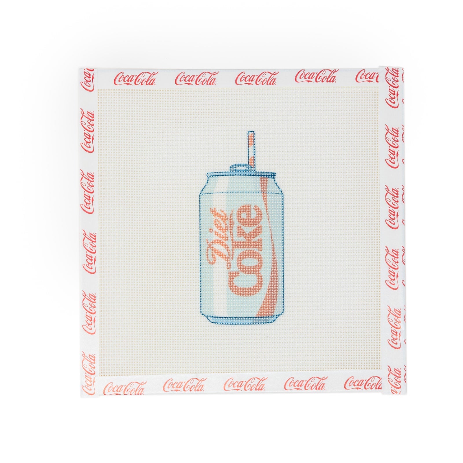 Diet Coke® Can Needlepoint Canvas | Licensed Coca-Cola® Product