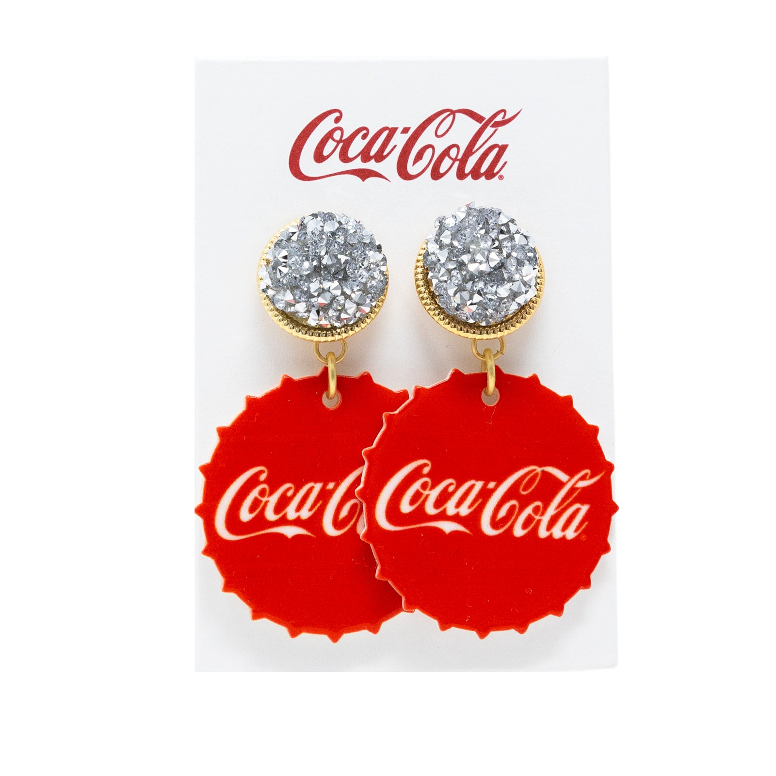 Coca-Cola® Bottle Cap Earrings