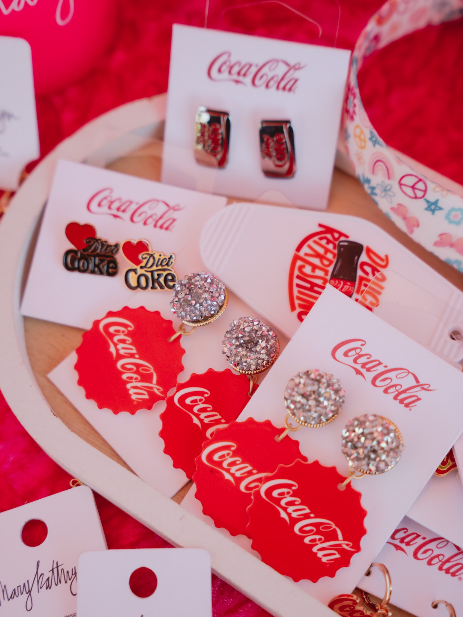 Coca-Cola® Bottle Cap Earrings
