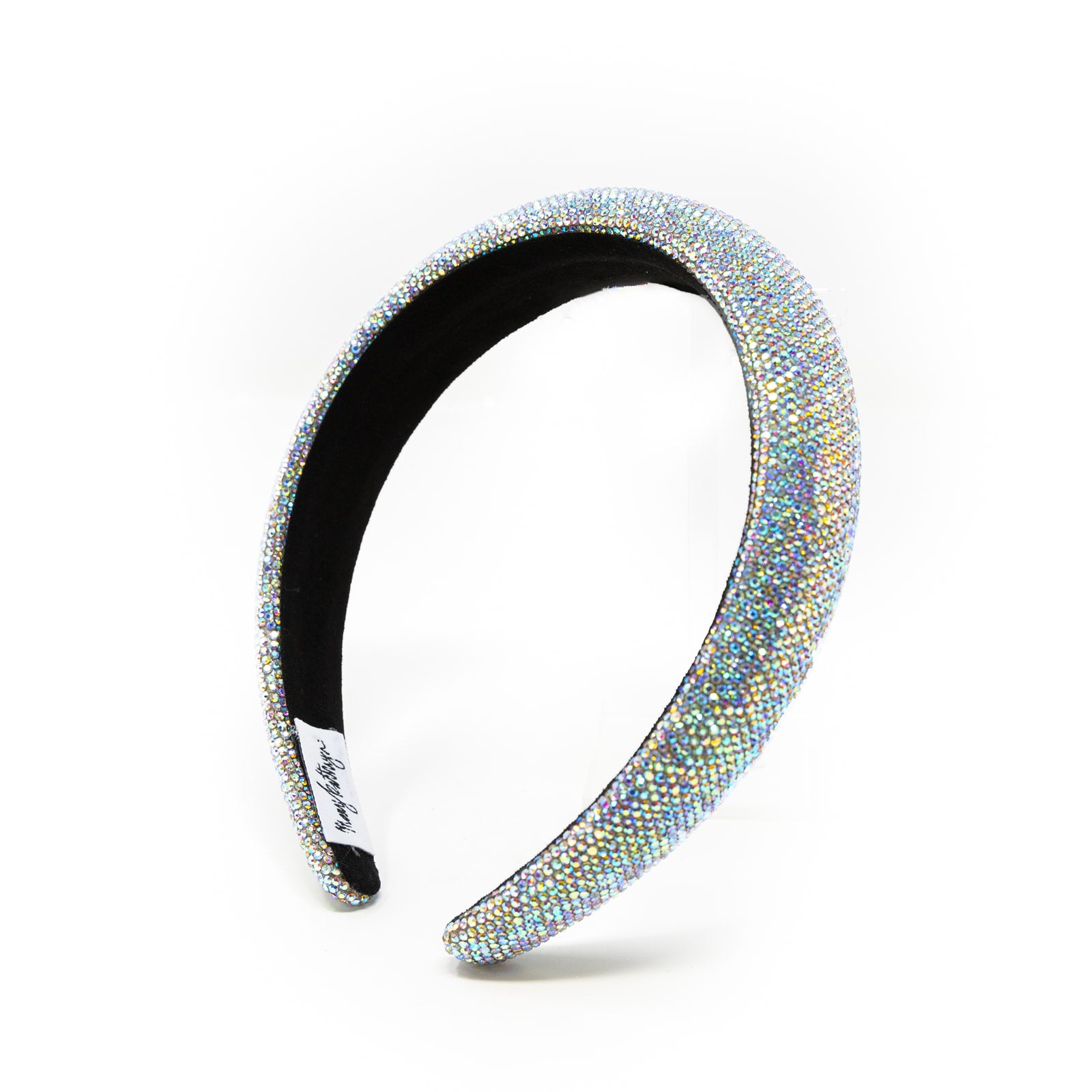 Iridescent Silver Headband Aura Silver Sparkly Crystal Headband main image 2