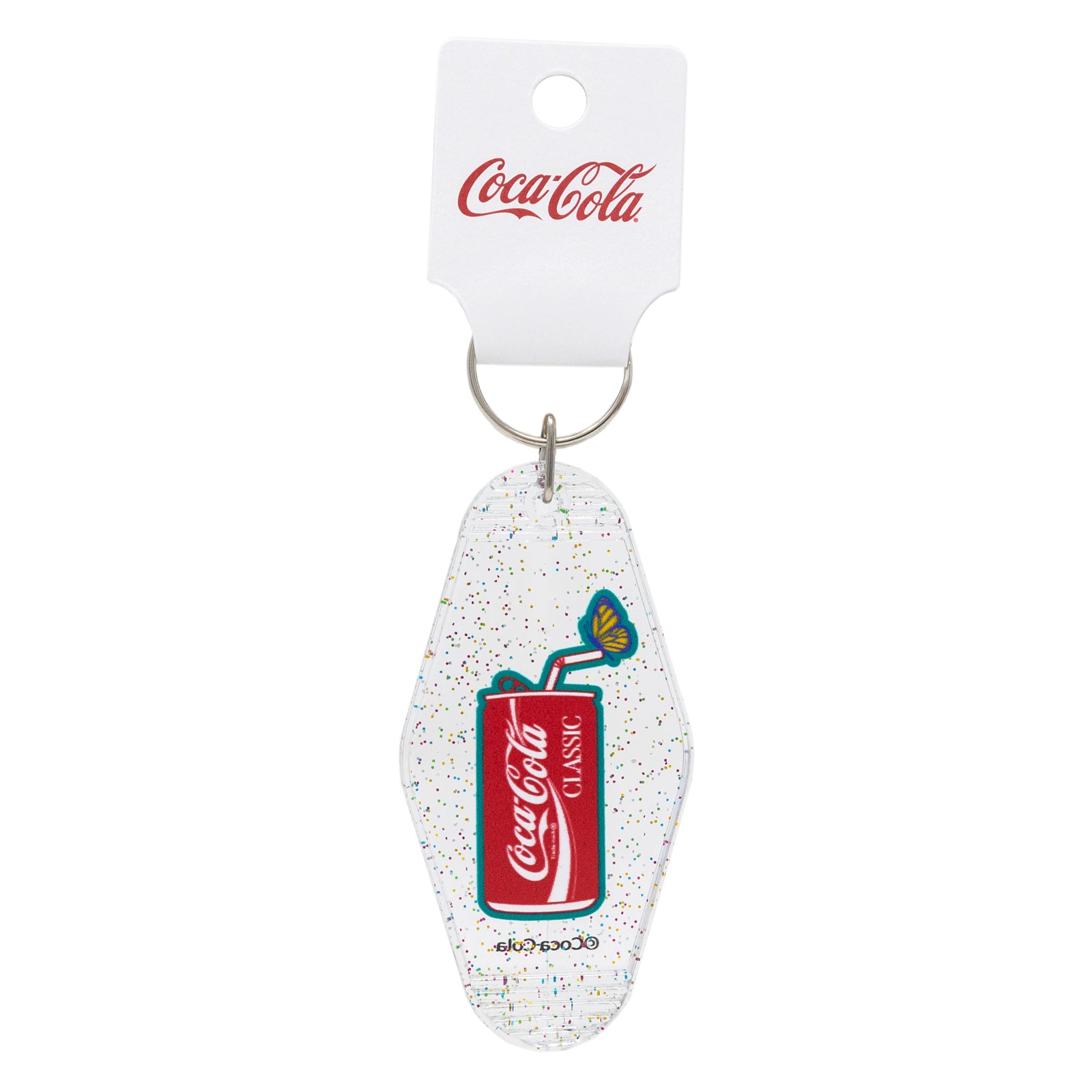 Coca-Cola® Coke Can Butterfly Keychain