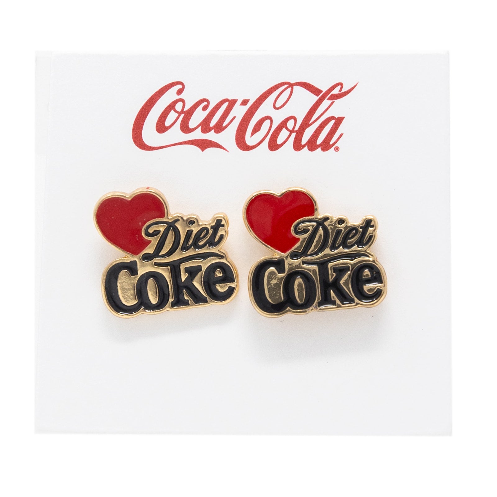 Coca-Cola® Love Diet Coke Stud Earrings