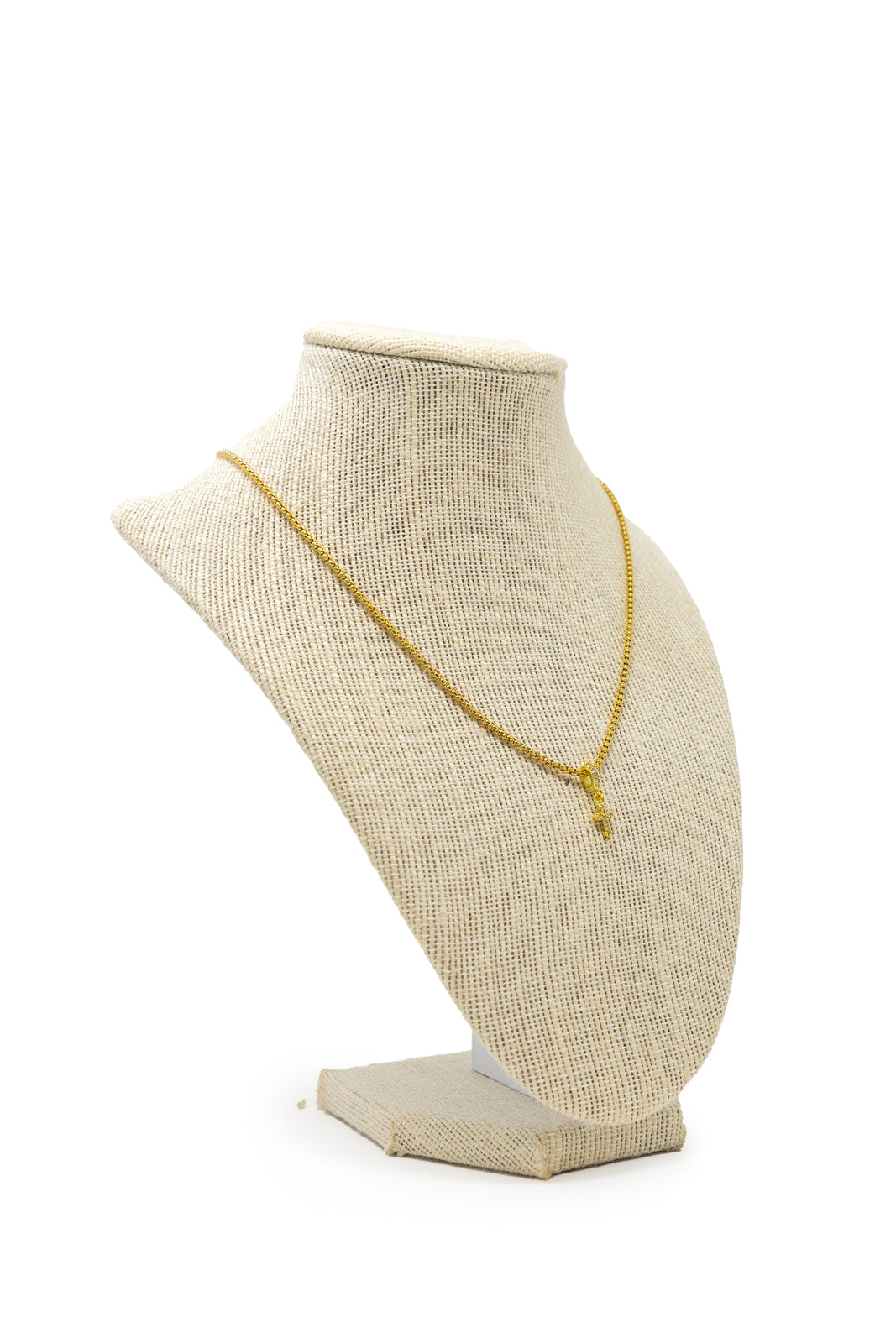Lydia Rhinestone Cross Necklace