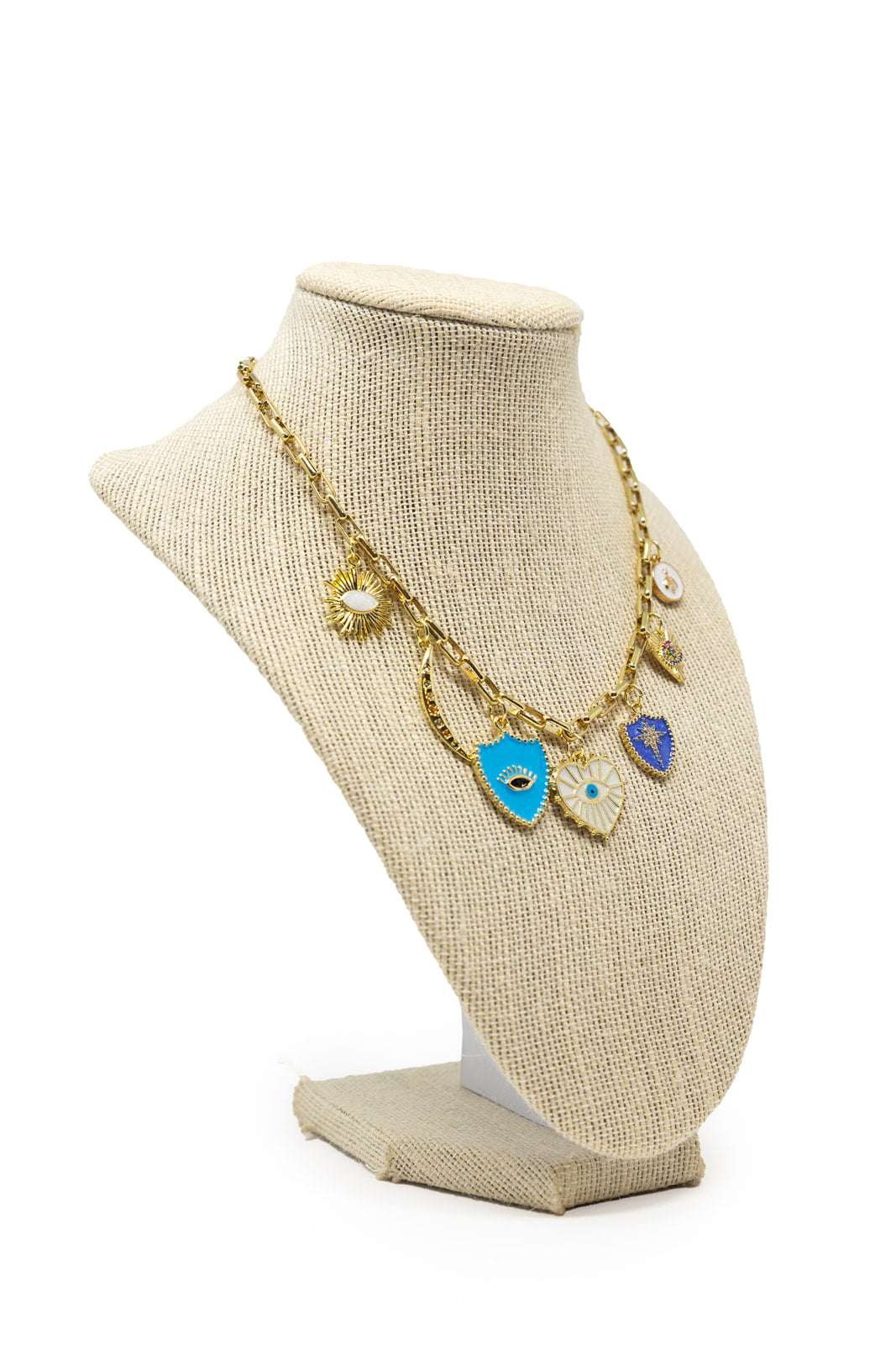 Enchanted Blue Night Charming Necklace