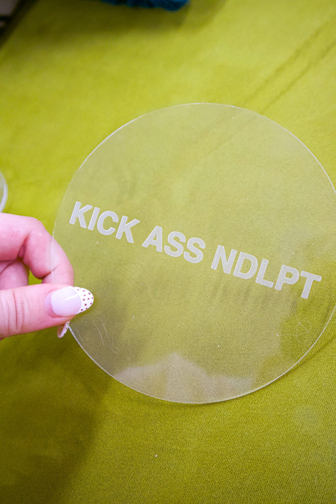 5” Circle Acrylic Stencil