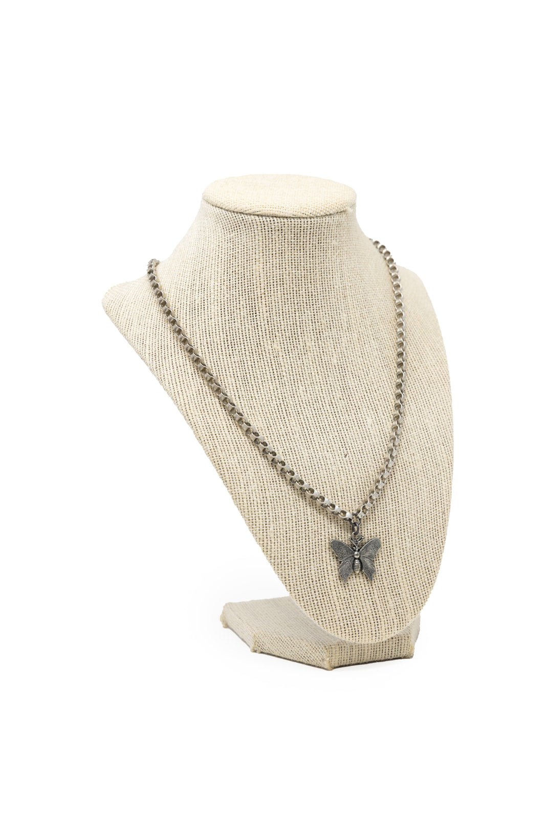 Matte Butterfly Necklace