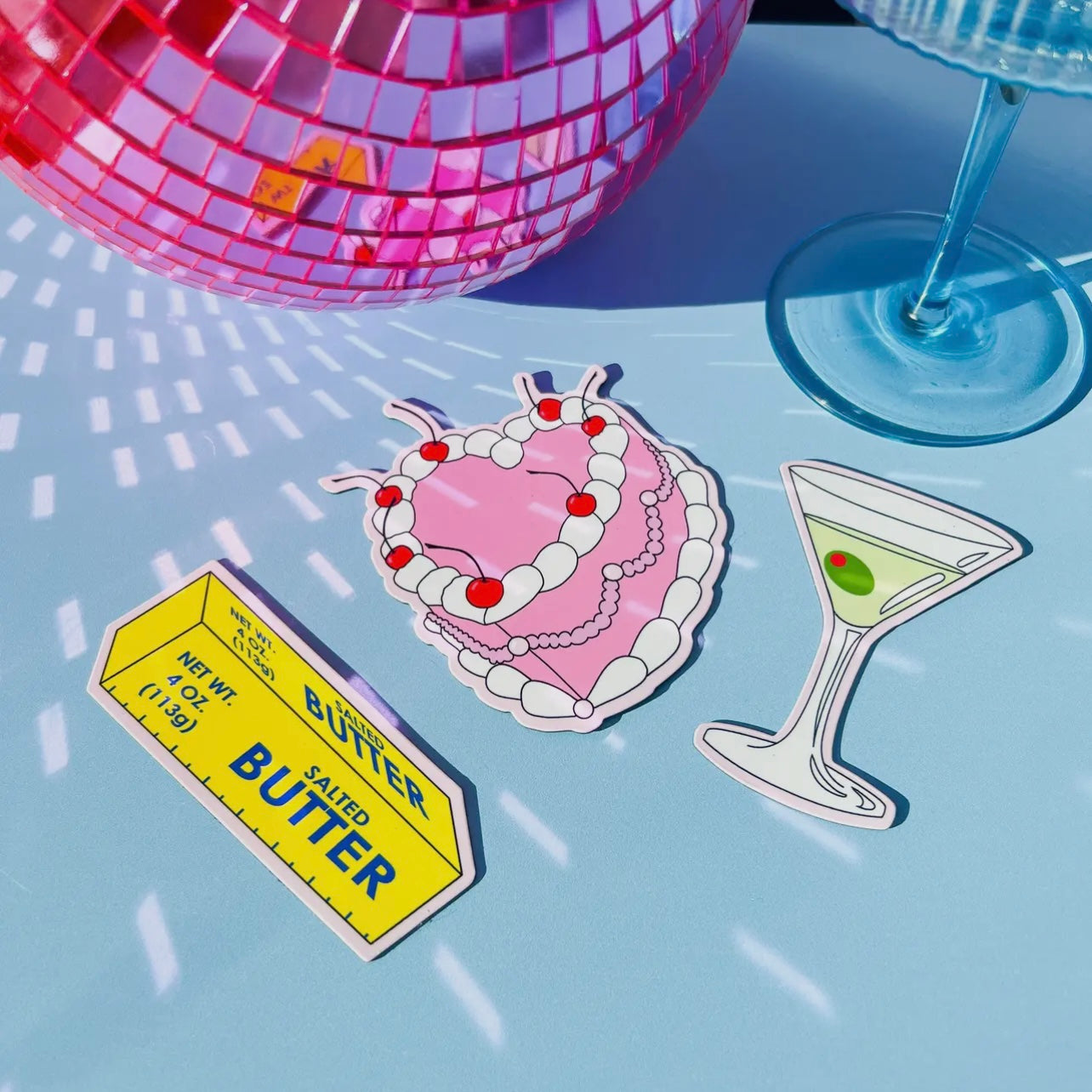 Girl Dinner Magnet Set