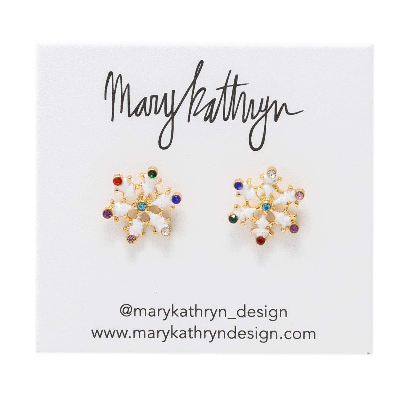 Let it Snow Studs