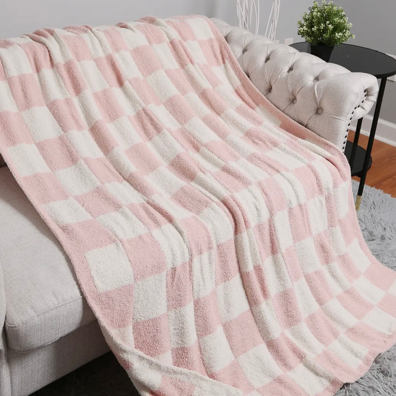 Checkered Fuzzy Blanket