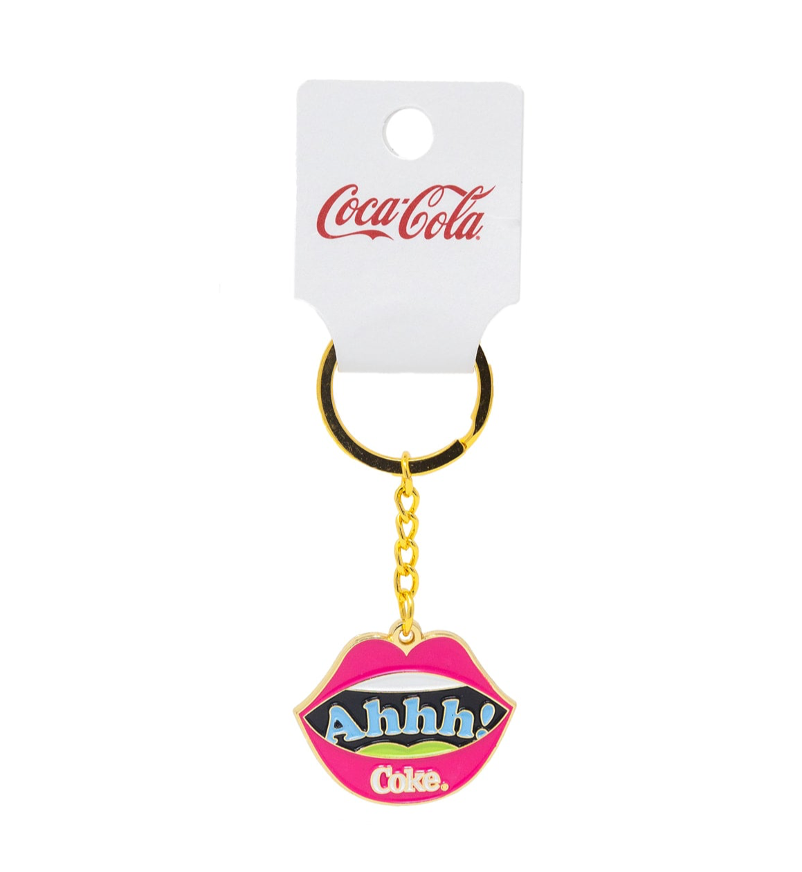 Coca-Cola® Lips Enamel Keychain