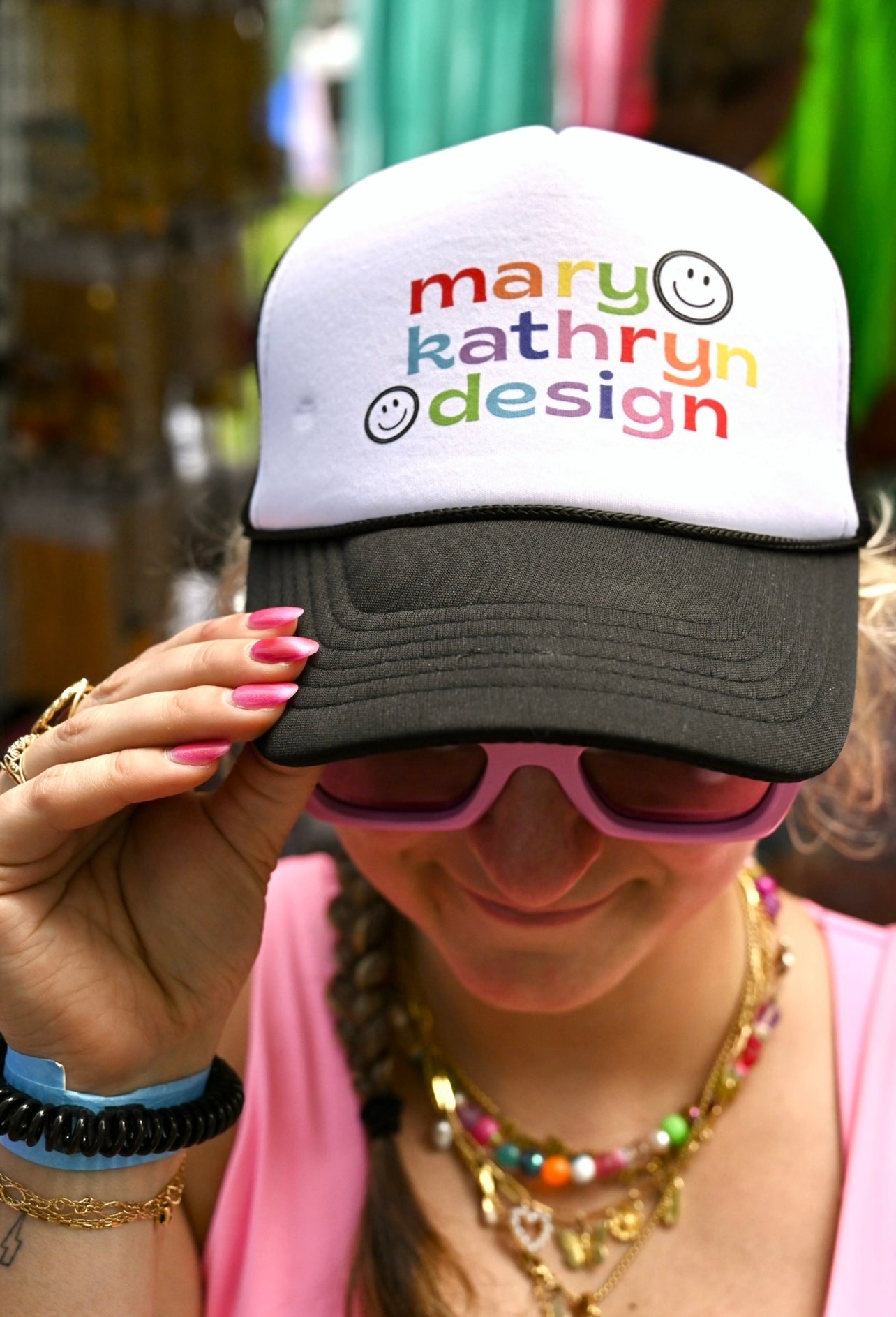 MKD Rainbow Trucker Hat