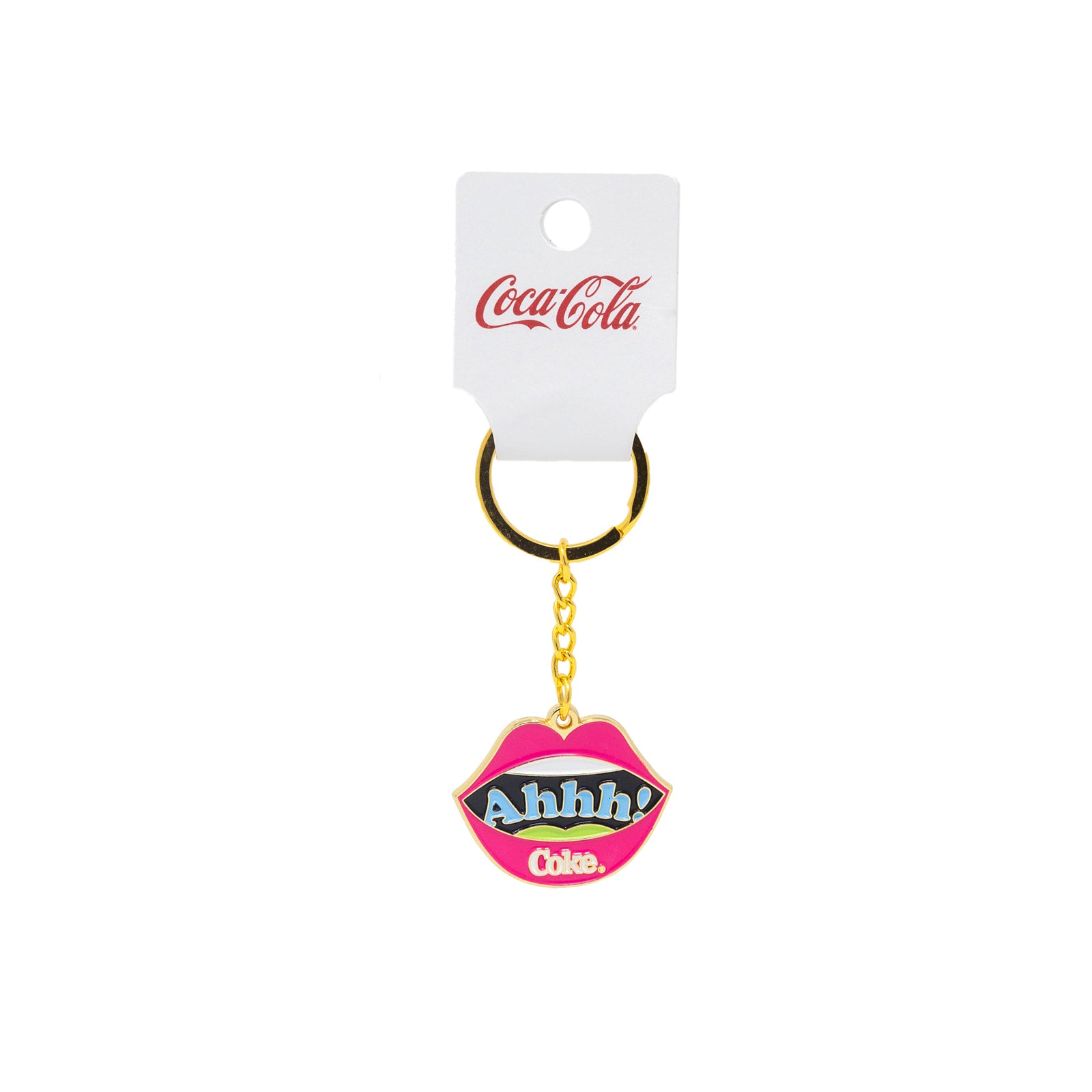 Coca-Cola® Lips Enamel Keychain