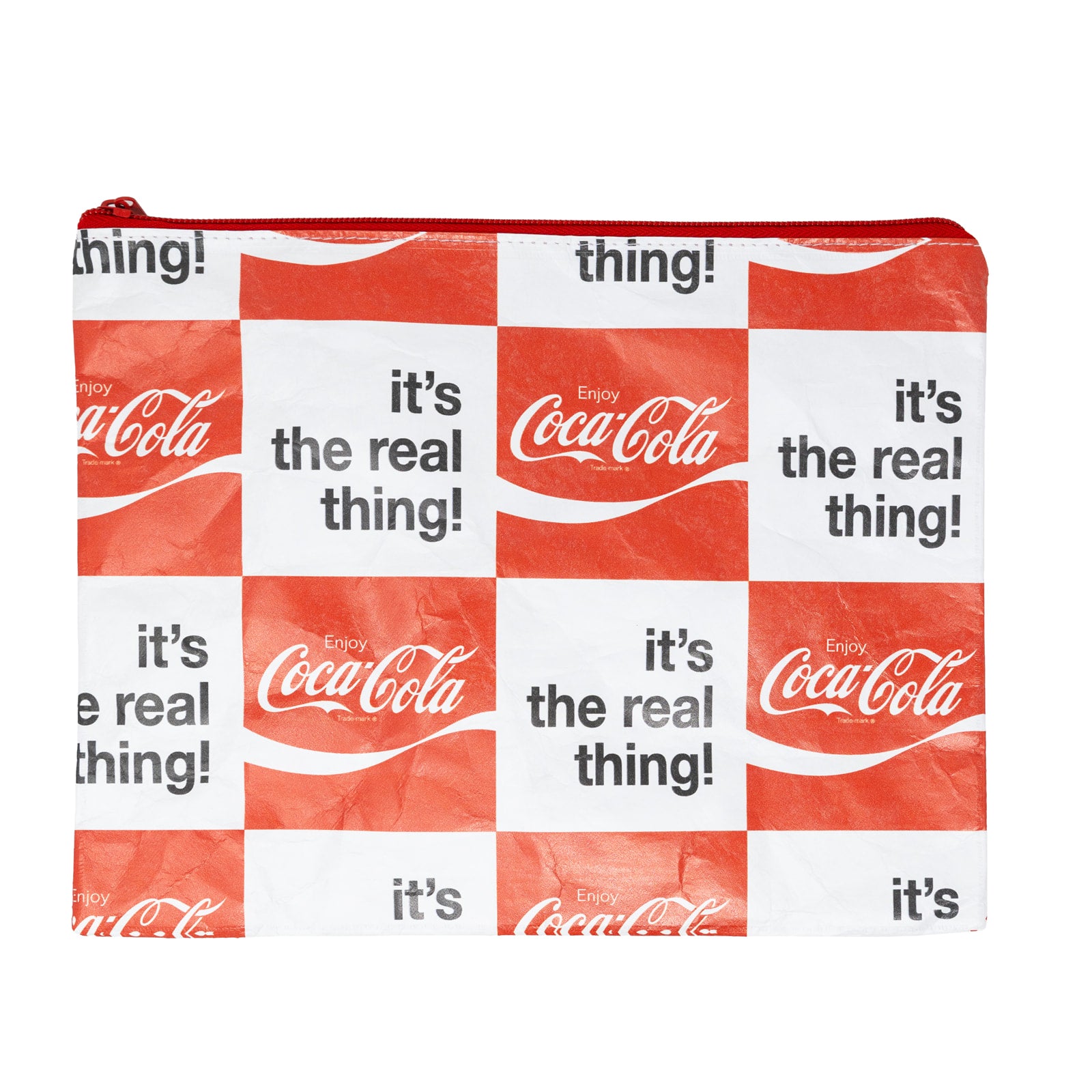 Coca-Cola® It's the Real Thing! Tyvek Project Bag | Licensed Coca-Cola® Product