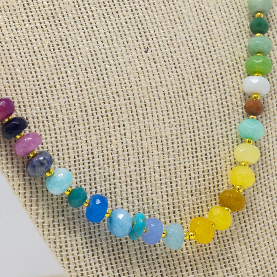 Over the Rainbow Beaded Necklace
