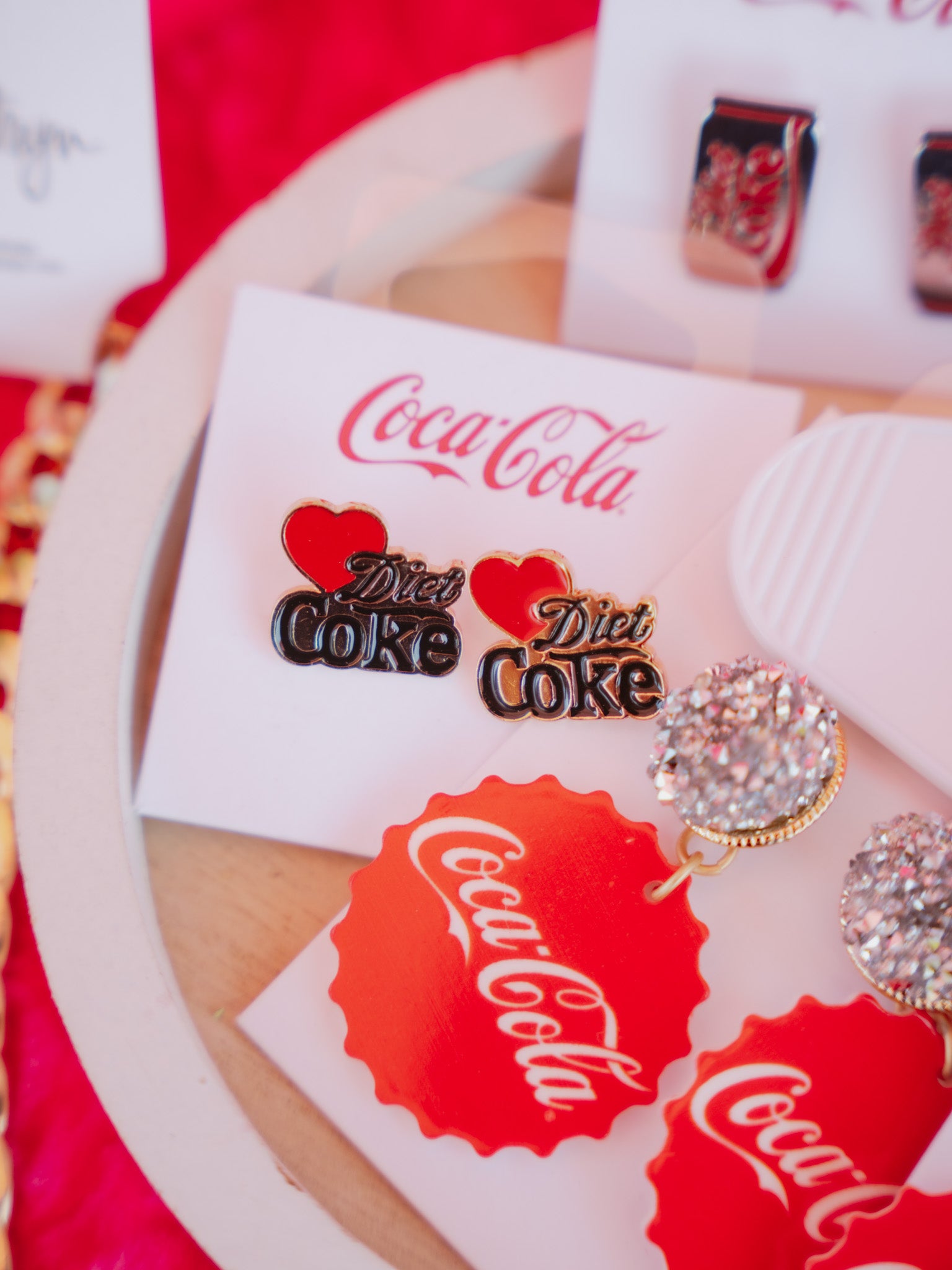 Coca-Cola® Bottle Cap Earrings