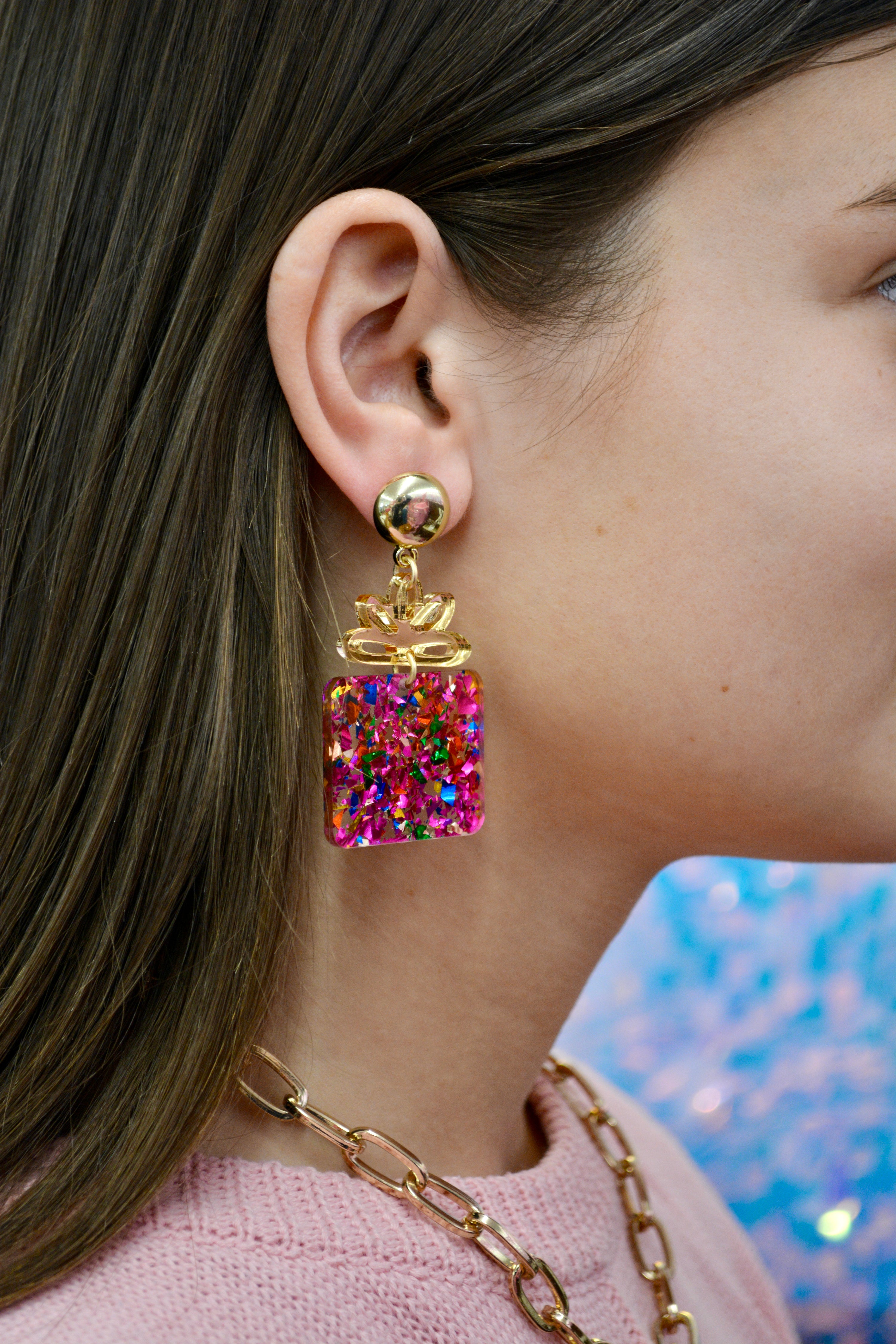 Pink Perfect Present Earrings