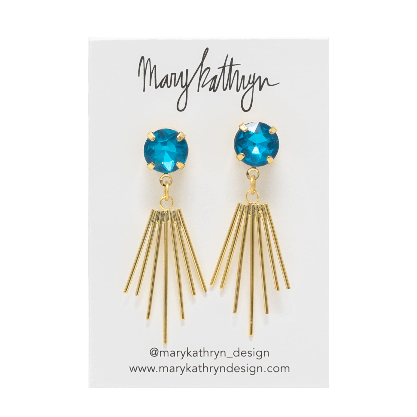 Blue Cleopatra Earrings