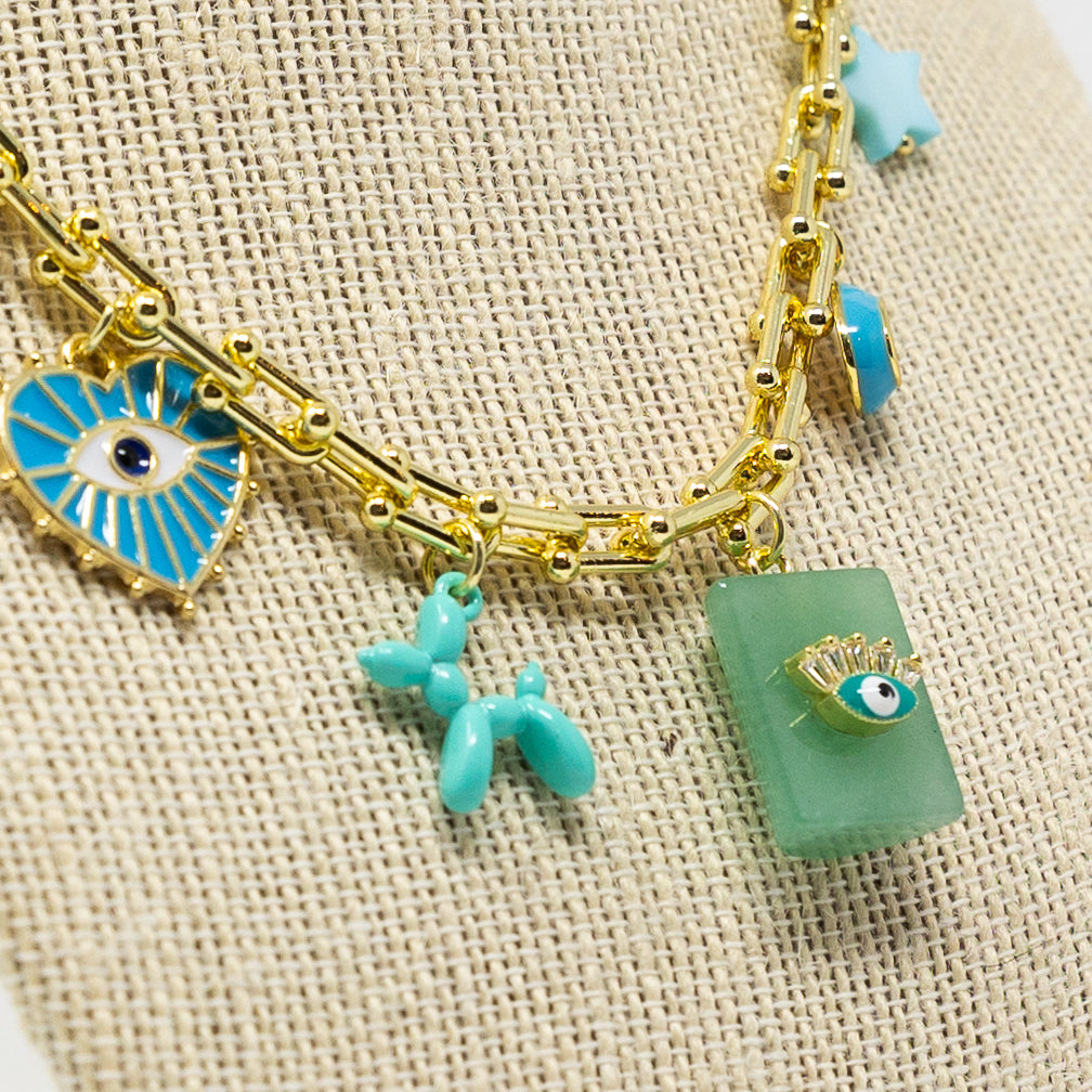 Watchful Eye Charming Necklace