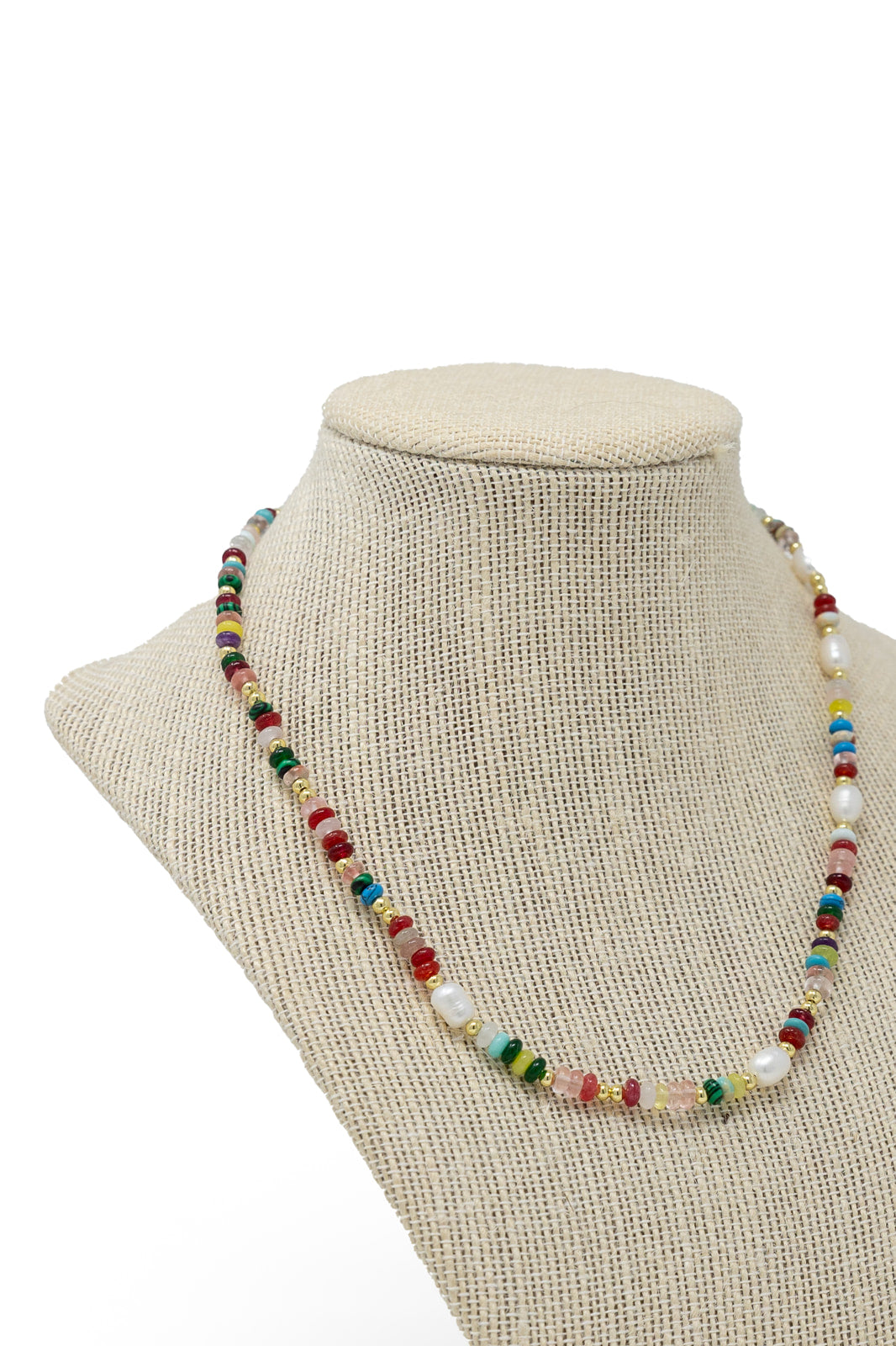 Gemstone Lover Beaded Necklace