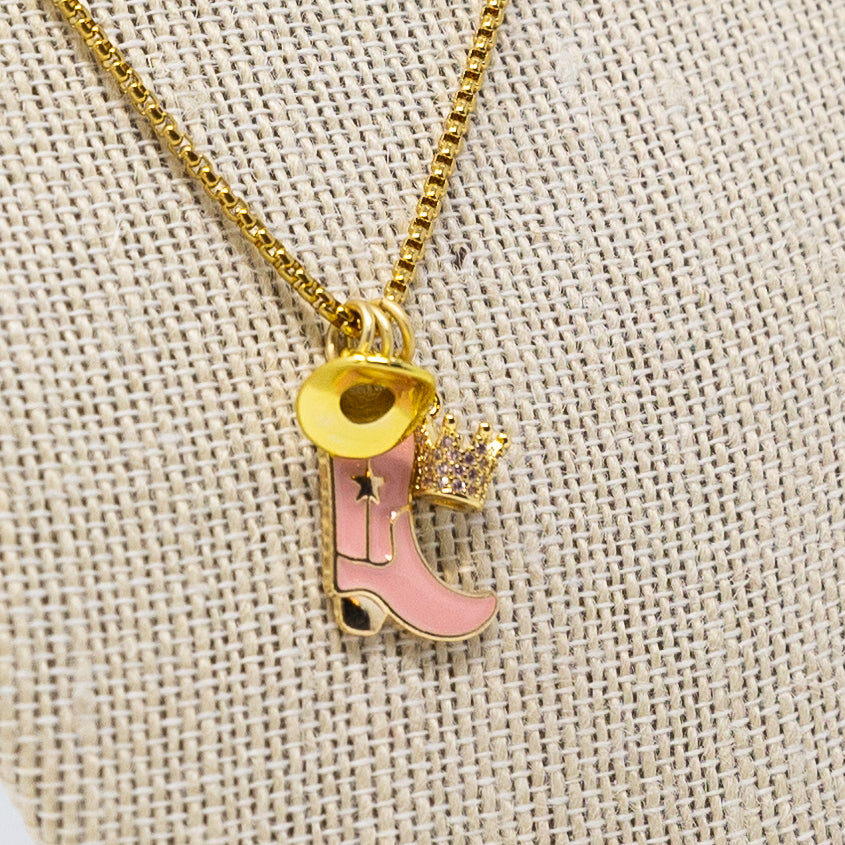 Boot Charming Necklace