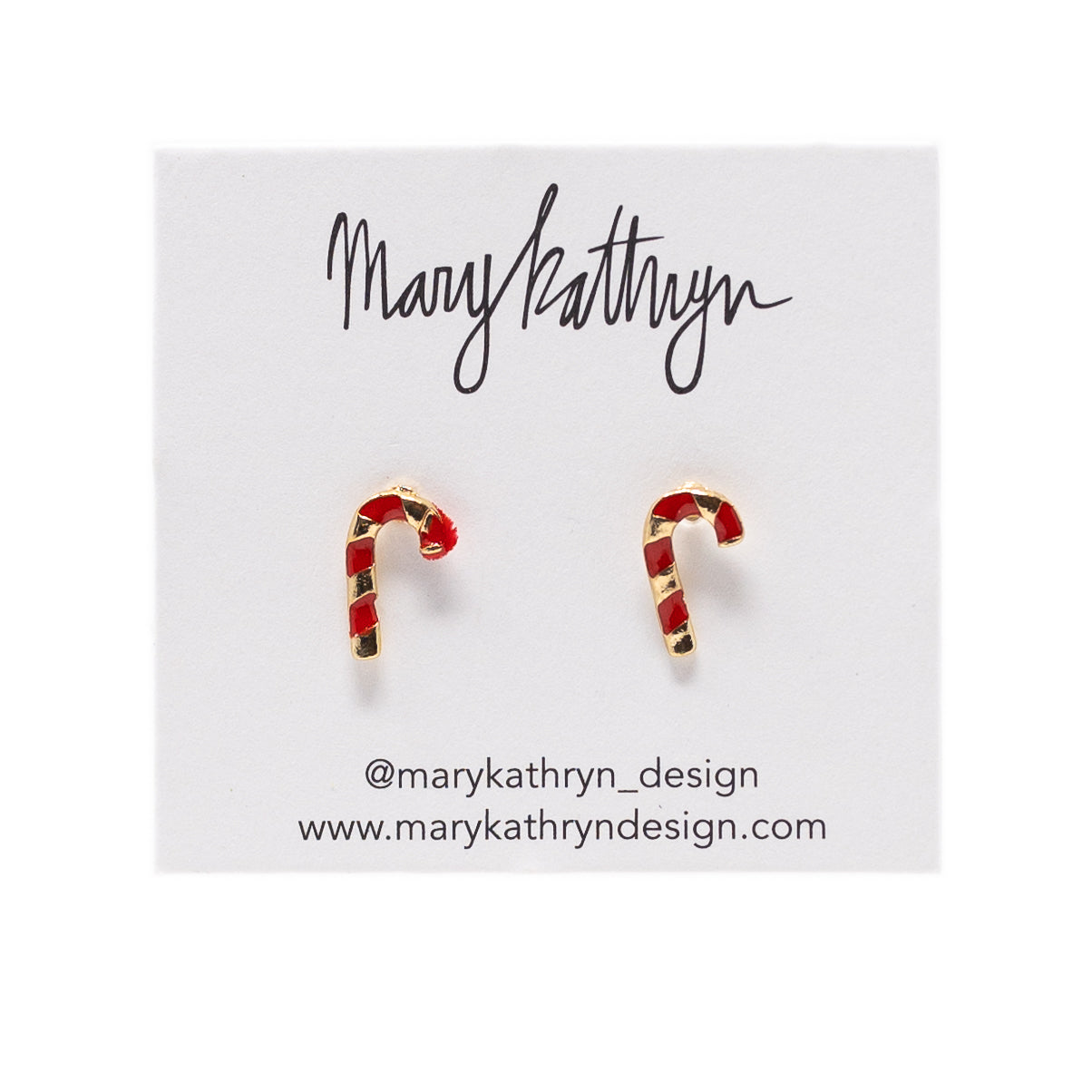 Candy Cane Lane Studs