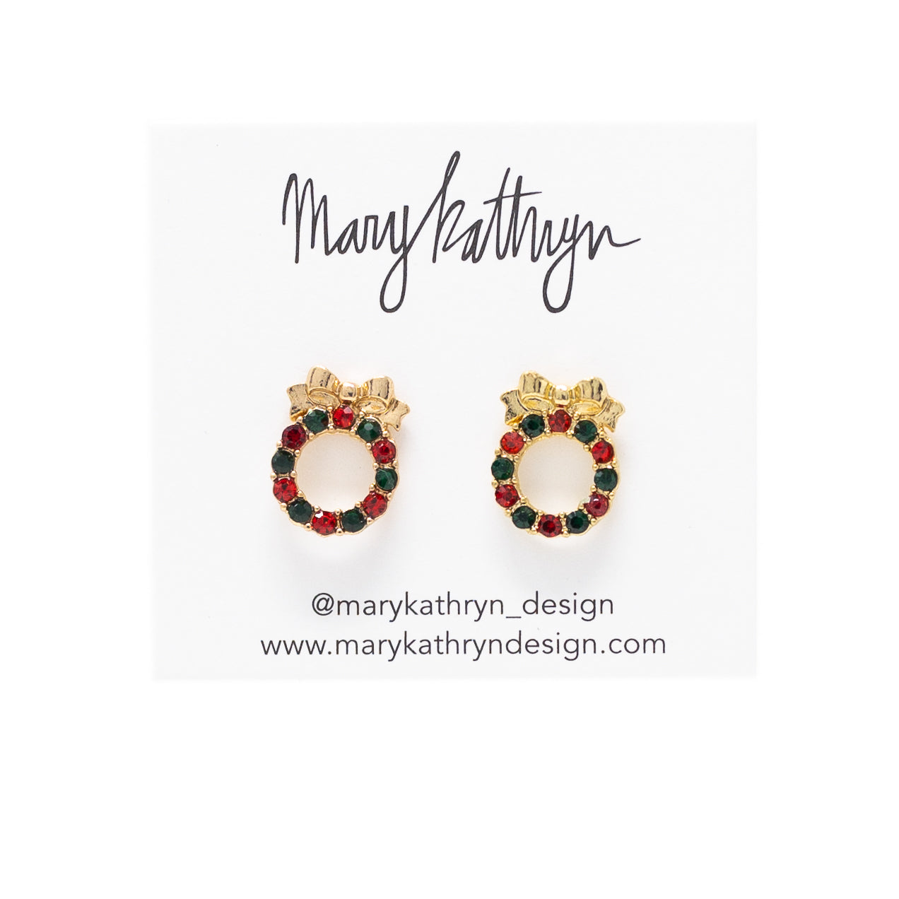 CZ Wreath Studs