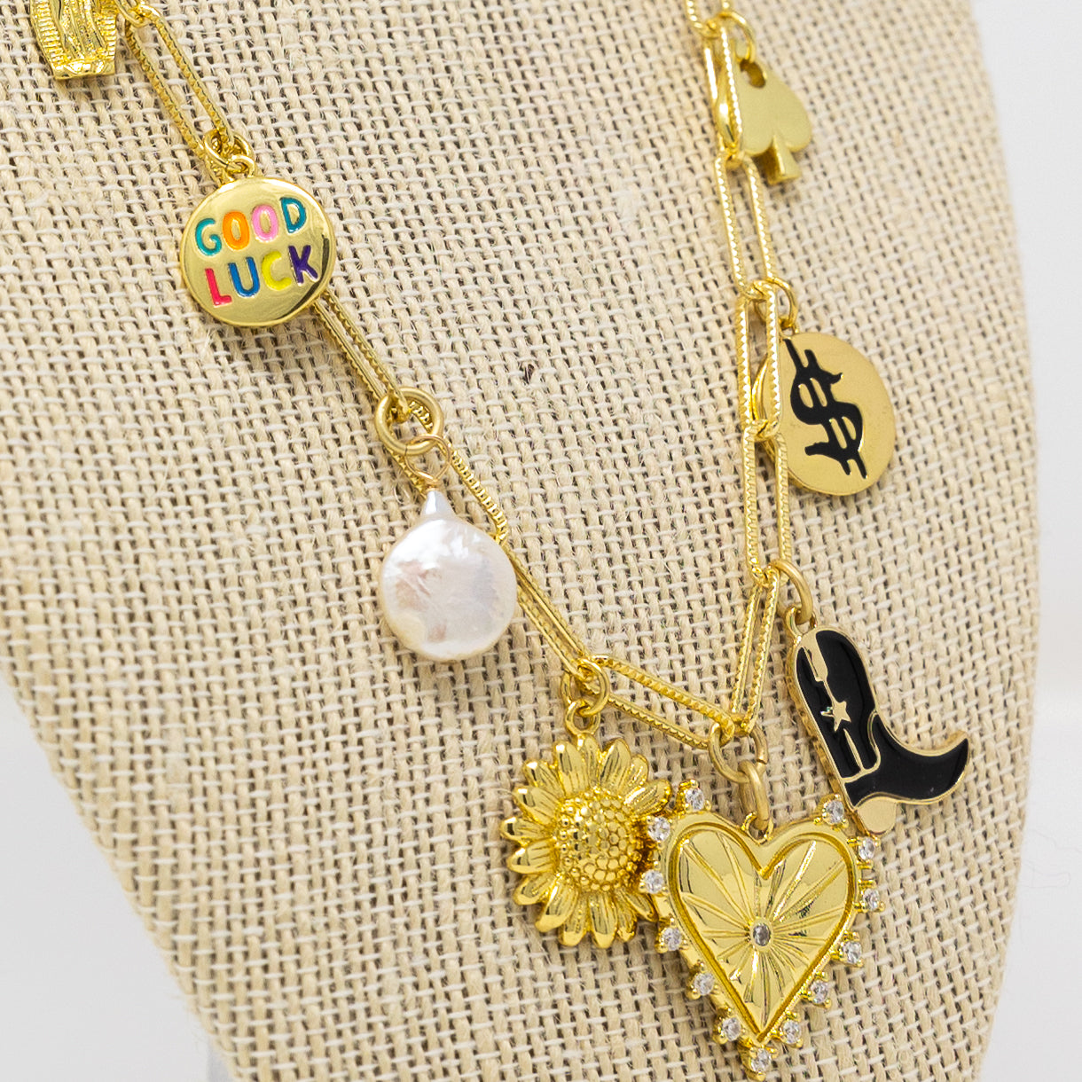 Texas Hold ‘Em Charming Necklace