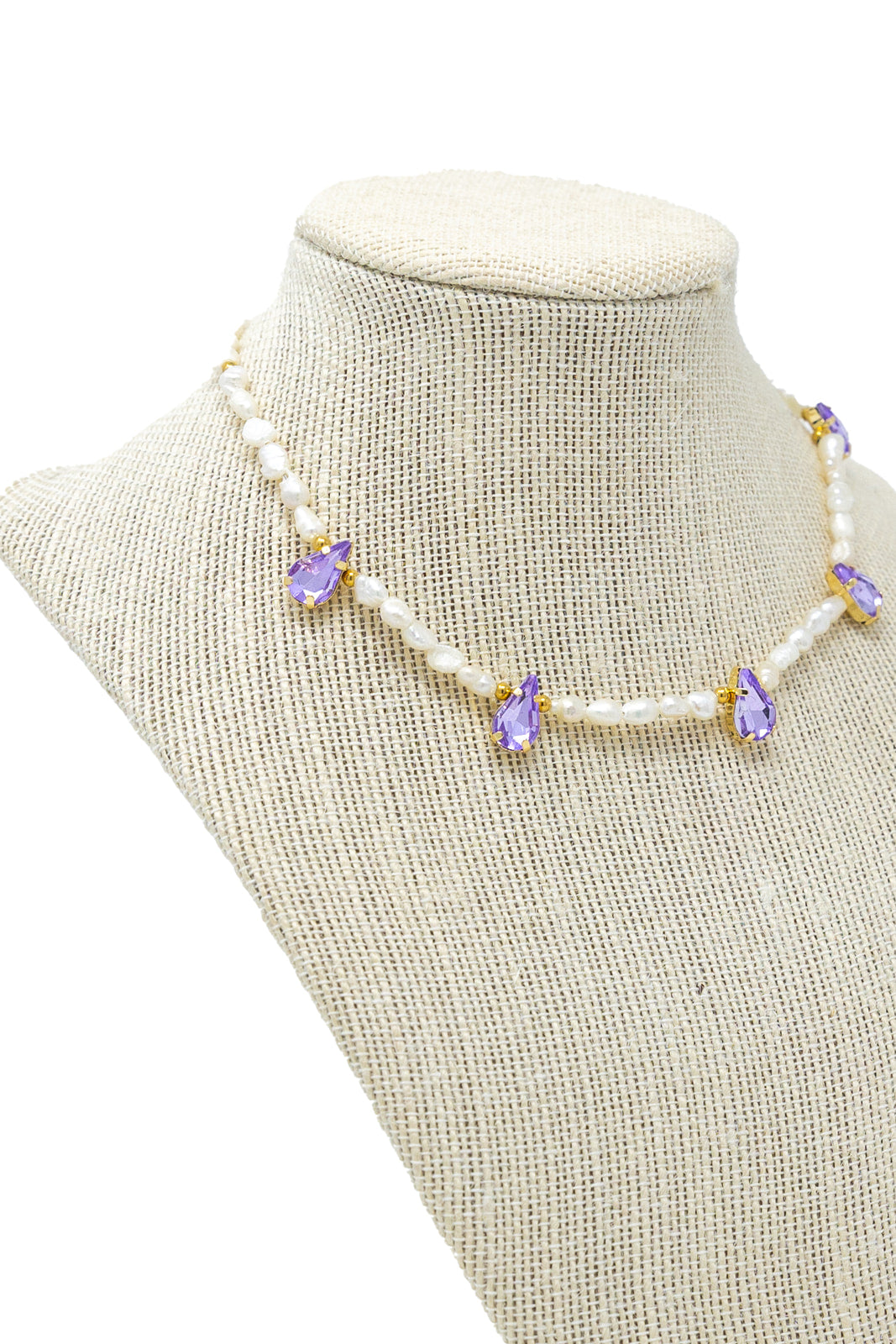 Olivia Lavender Pearl Chain
