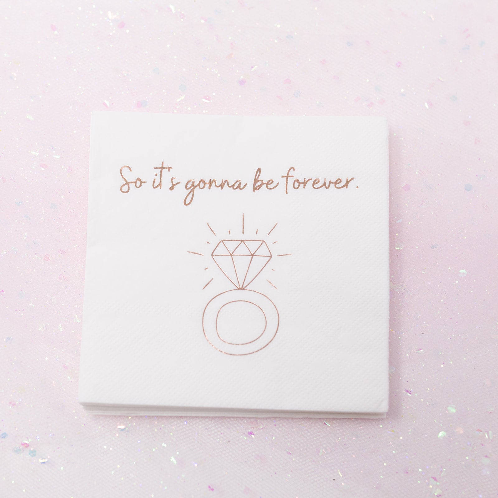 So It’s Gonna Be Forever Cocktail Napkins (set of 20)