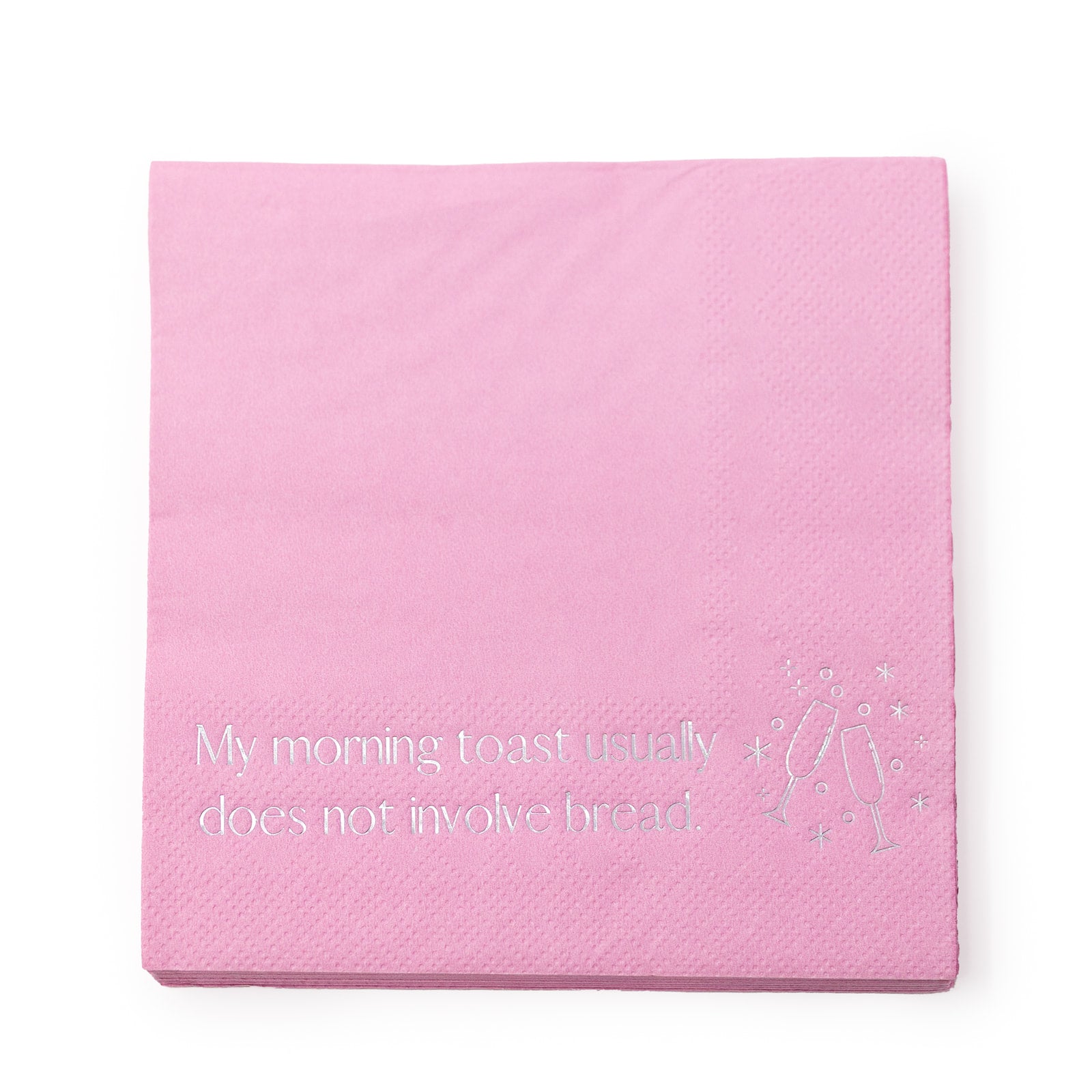 My Morning Toast Usually Does Not Involve Bread Cocktail Napkins (set of 20)