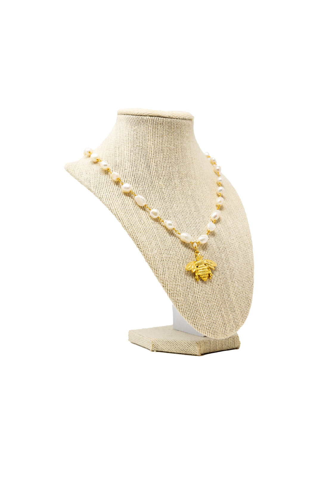 Bee Pearl Necklace