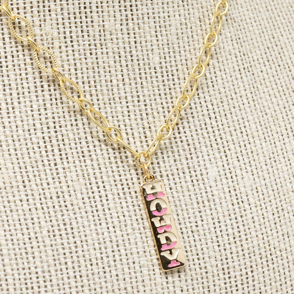 Howdy Honey Necklace