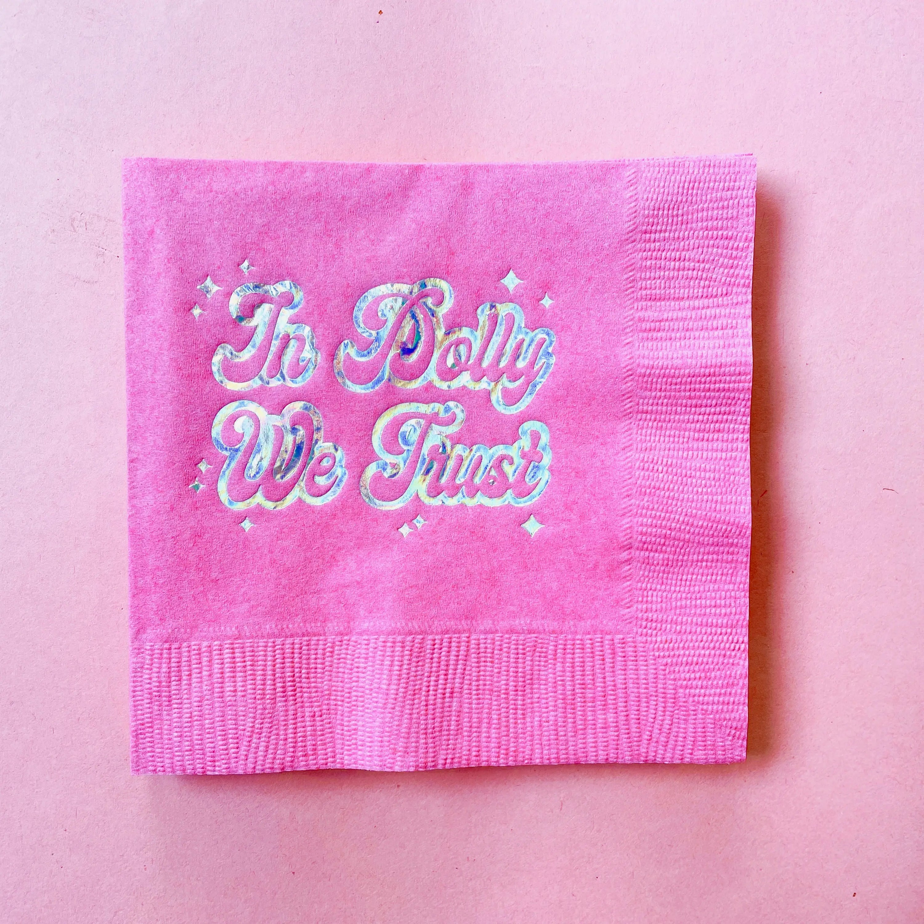 In Dolly We Trust Napkins (set of 20)
