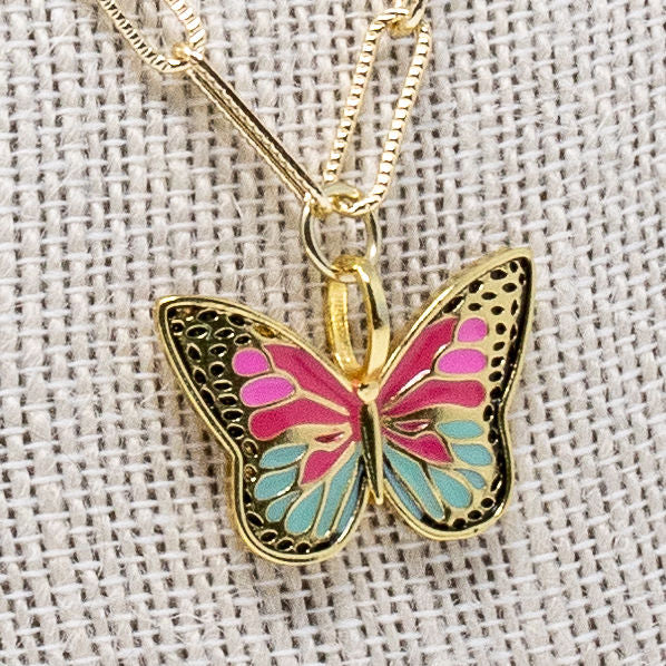 Stacey Butterfly Necklace