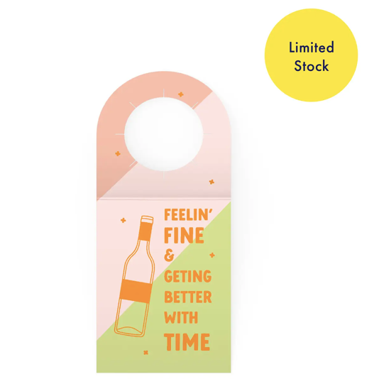 "Better With Time" Set of 3 Wine Bottle Hang Tags