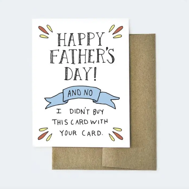 Dad's Credit Card - Father's Day
