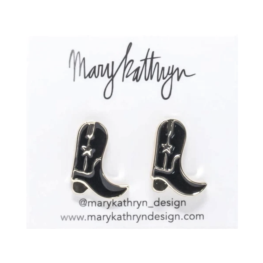 Black Cowboy Boot Studs