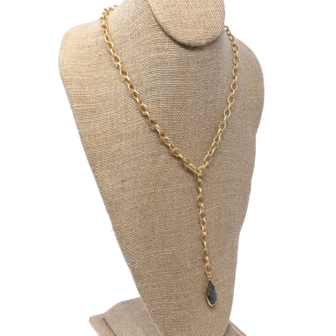 Liliana Labradorite Lariat