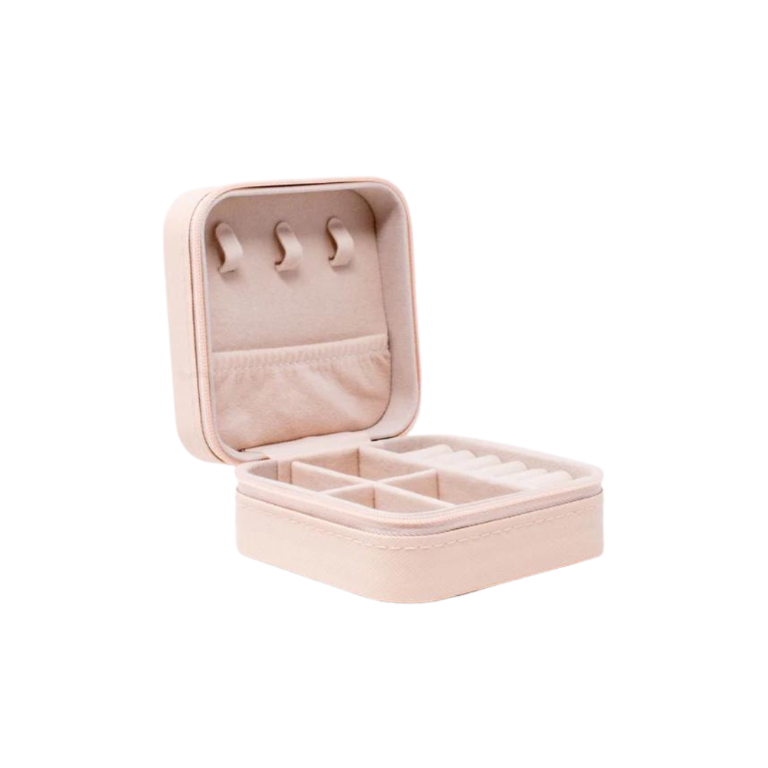 Pink Travel Jewelry Storage