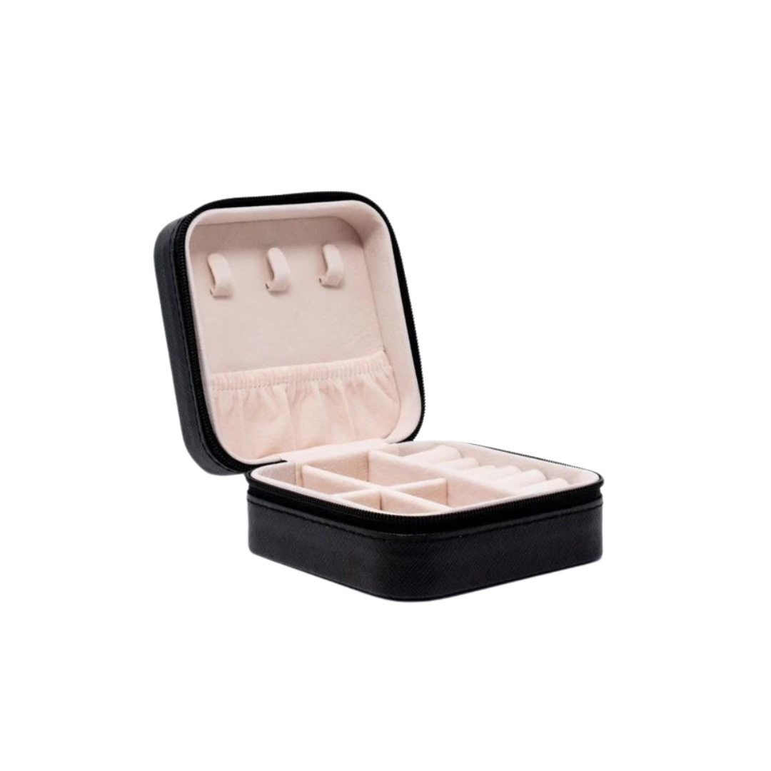 Black Travel Jewelry Case