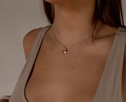 Anne 14k Cross Necklace