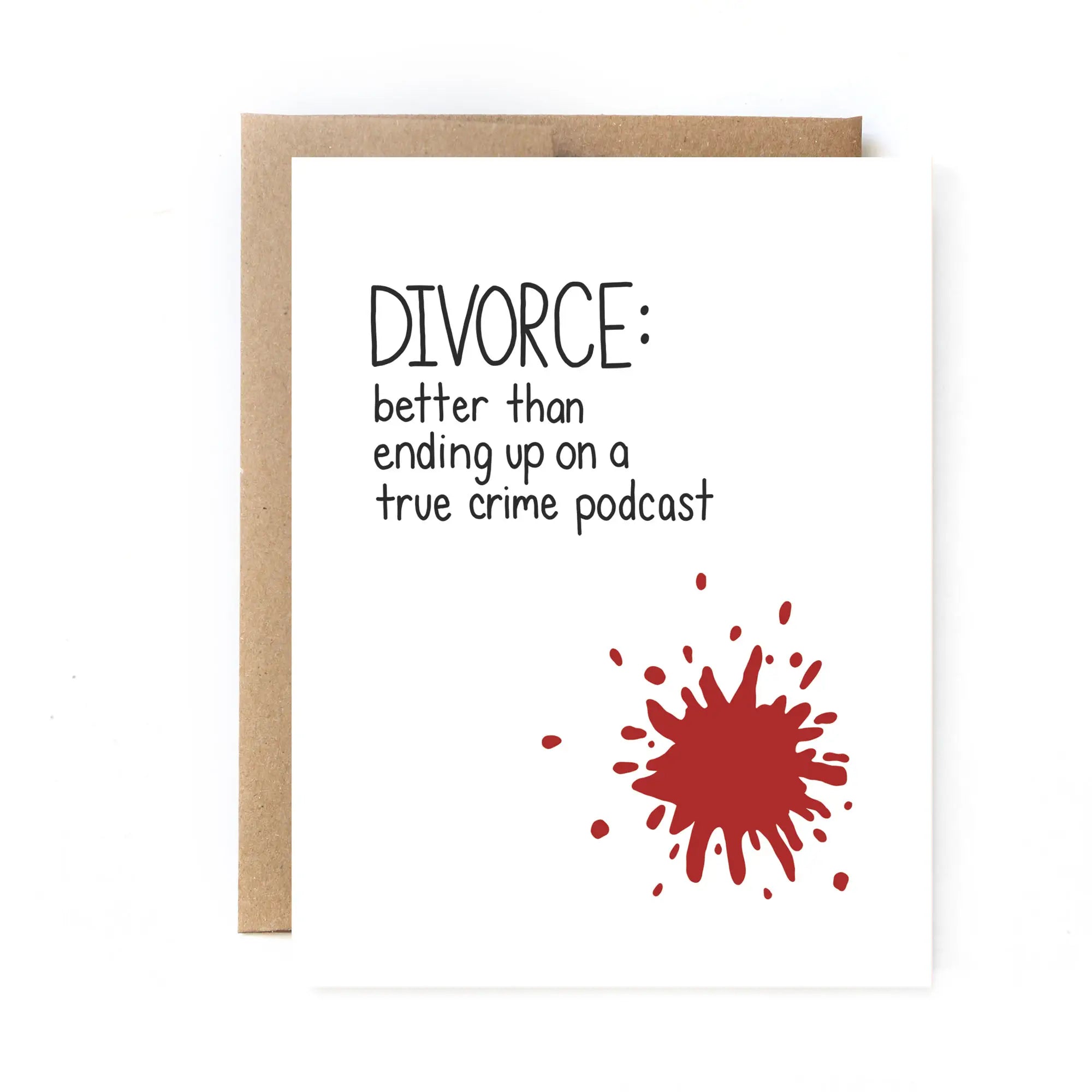 Divorce: True Crime Podcast Card
