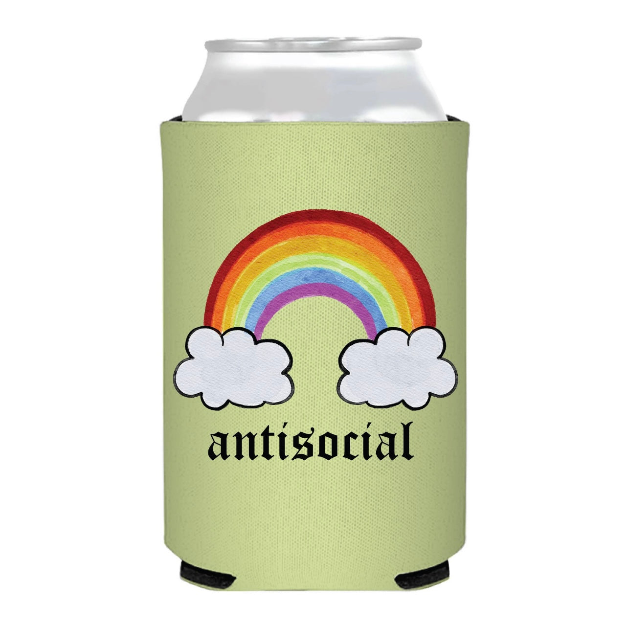 Antisocial Rainbow Can Cooler